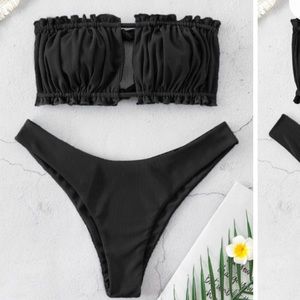 Zaful Black Bikini